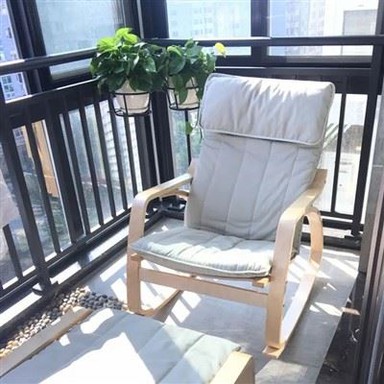 Drvena ležaljka za slobodno vrijeme u vrtu